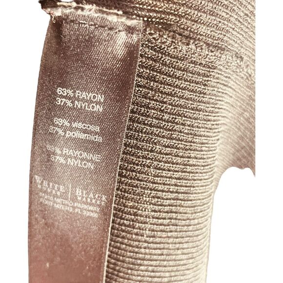 White House Black Market Long Duster Cardigan Black | Size L | EUC - Picture 11 of 11